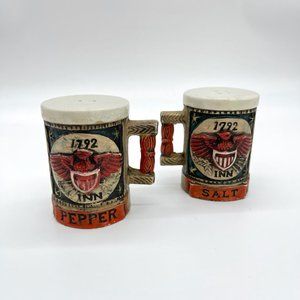 Vintage Napcoware 1792 Inn Ceramic Salt Pepper Shakers